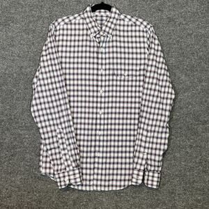 J.Crew Shirt Mens Small Blue Red Checkered Button Up Long Sleeve‎ Slim Fit